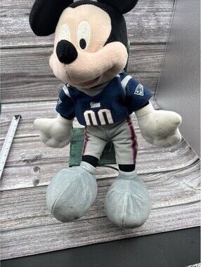 Mickey Mouse New England Patriots Plush 18” NFL Disney Football Stuffed Toy